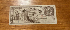 Salem Oregon , Labor Exchange , 1897 , 3c script Rare !