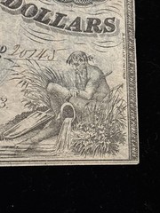 1863 $5 State of Louisiana Shreveport LA Obsolete Note Mar 10 Confederate States